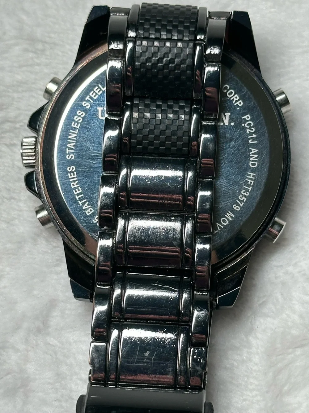 U.S. Polo Assn. Men's Black Analog-Digital Sport Watch US8866WM ⌚️